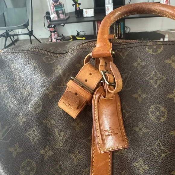 Louis Vuitton Brown Monogram Duffel Bag